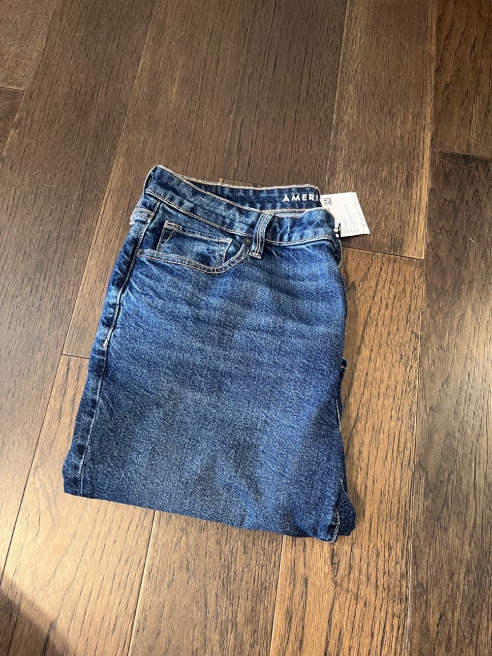 American Eagle Outfitters High-Rise Blue Denim Jeans
